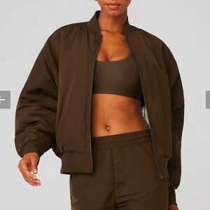 Alo Yoga faux fur urbanite bomber